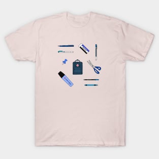 School Supplies - Blue T-Shirt